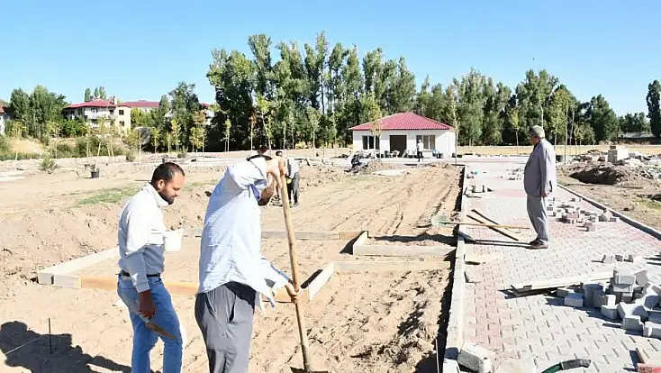 Patnos’ta yeni mesire alanı hizmete açılmak için gün sayıyor