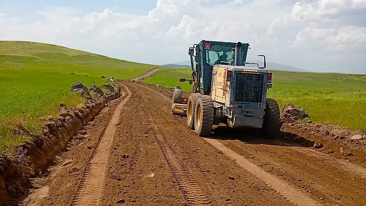 Patnos'ta yılların patika yolu ulaşıma açıldı