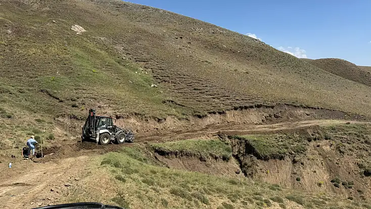 Taşlıçay'da heyelan tehlikesi ortadan kaldırıldı