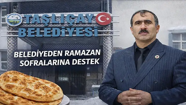 Taşlıçay’da Ramazan'da ücretsiz pide dağıtılacak