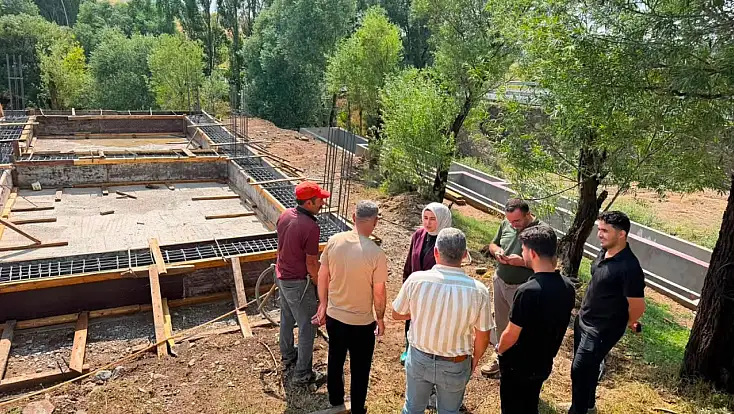 Taşlıçay’da yapımı süren balık tesisi yakından takip ediliyor