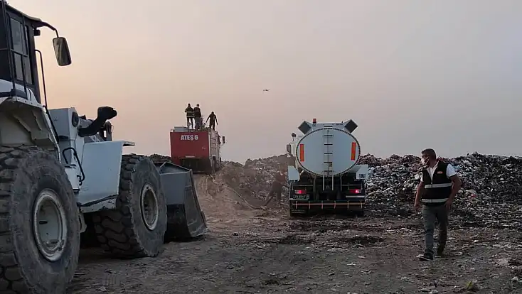 Taşlıçay itfaiyesi Iğdır’daki büyük yangın için seferber oldu