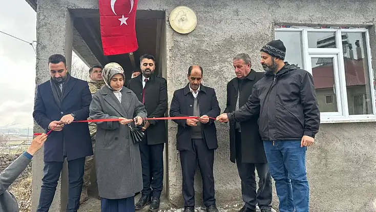 Taşlıçay Yukarı Düzmeydan Köyü’nde cami lojmanı hizmete açıldı
