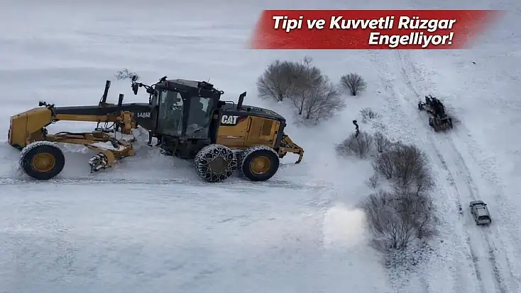 Tipi nedeniyle Ağrı’da bazı köy yolları kapandı