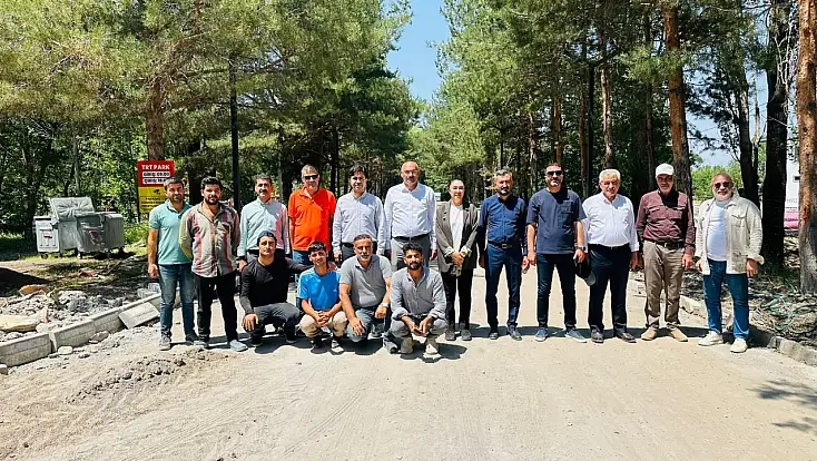 TRT Park mesire alanında çalışmalar hız kesmiyor