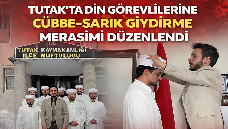 Tutak’ta yeni din görevlileri resmen göreve başladı