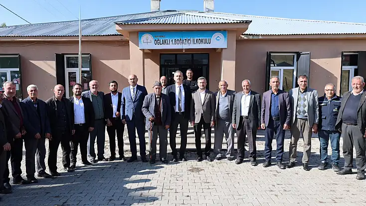 Vali Bozkurt ve İl Başkanı Yıldız, Oğlaklı köyünde vatandaşları dinledi