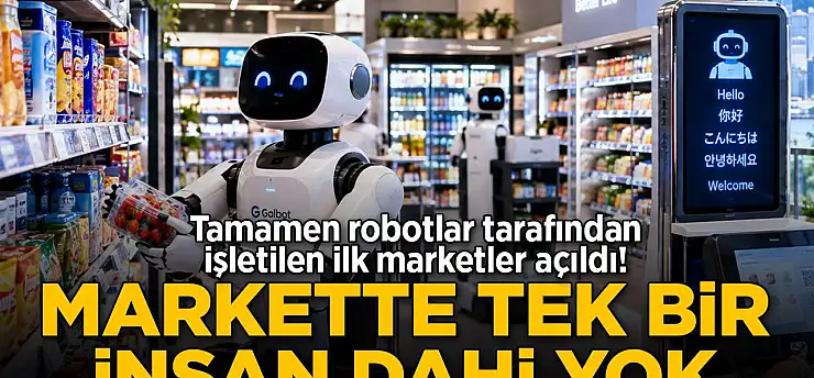 Bu marketlerde kasiyer yok, çalışan yok: Marketleri artık robotlar işletiyor