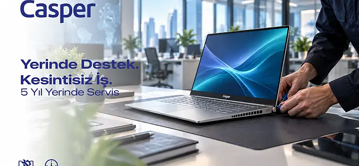 Casper kurumsal müşteriler için yerinde servis süresini 5 yıla çıkardı