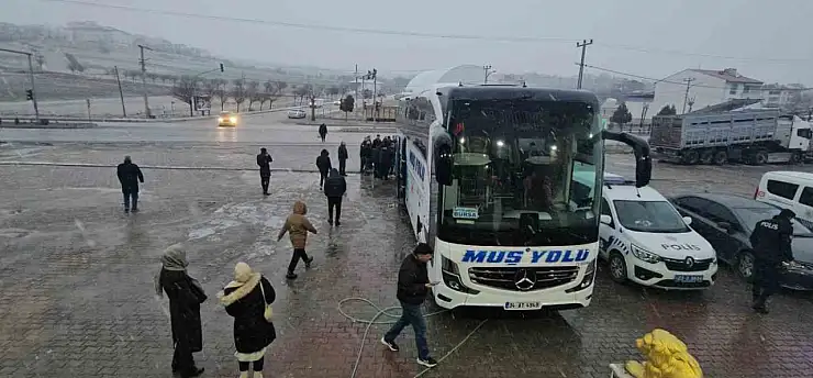 Muş-Bursa seferinde korku dolu dakikalar