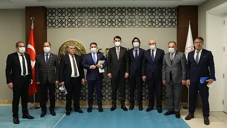Ağrı heyetinden Çevre ve Şehircilik Bakanlığına çıkarma
