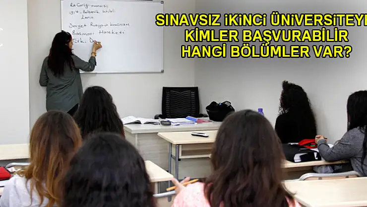 İkinci üniversite nasıl okunur