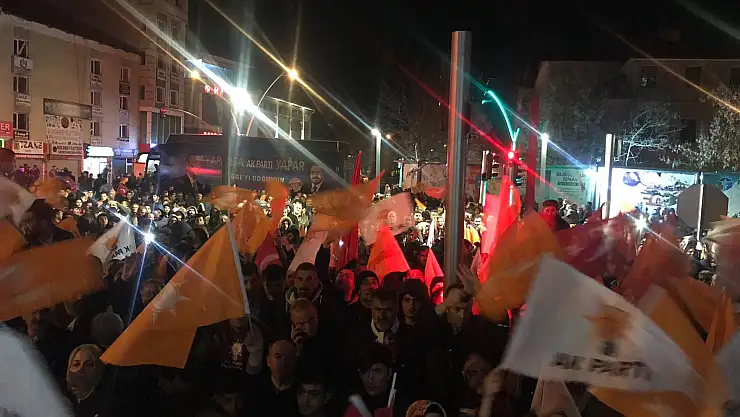 Ağrı'da AK Parti Sevinci