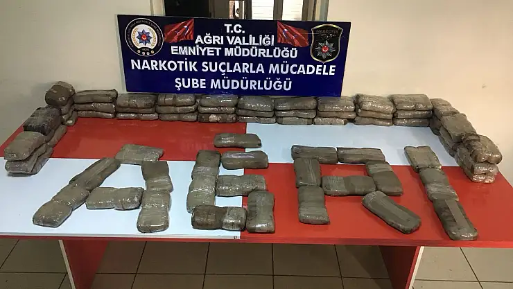 Ağrı'da eroin operasyonu