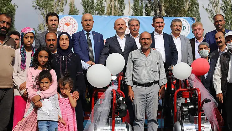 Süt Sağım Ünitesi Dağıtım Programında yatırım müjdeleri verildi