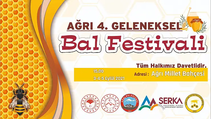 Ağrı 4. Geleneksel bal festivali başlıyor