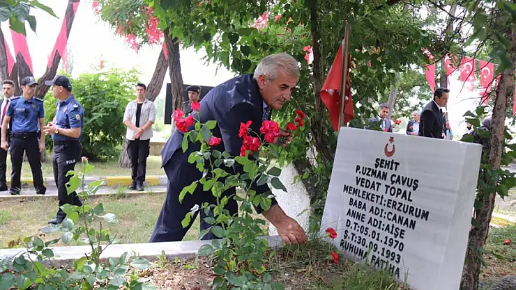 15 Temmuz'da Pasinler'de Şehitler Anıldı, Aileleri Ziyaret Edildi