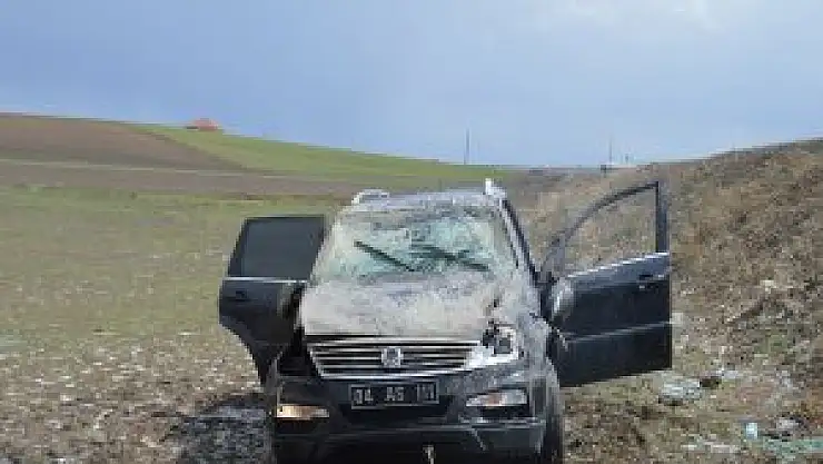 Eleşkirt'te kaza yaralılar var