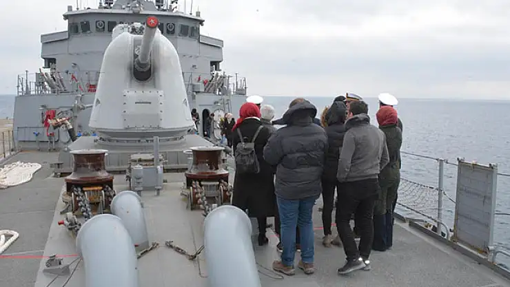 O gemiye yoğun ilgi
