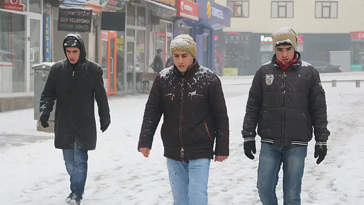Ağrı'da esnafların kar seferberliği