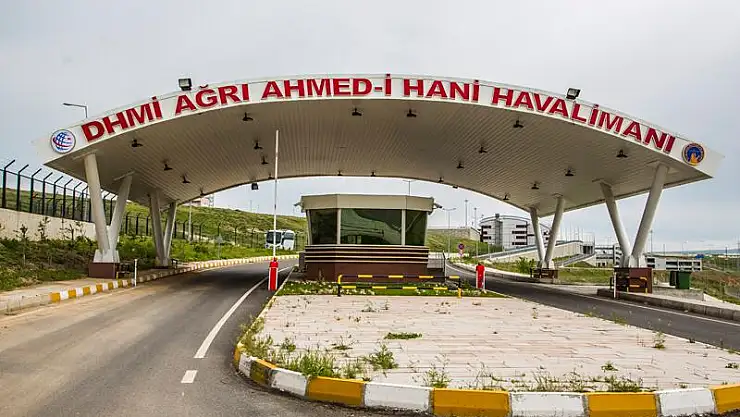 Ağrı Ahmed-İ Hani Havalimanı'ndan bir ayda 26 Bin 800 kişi Uçtu