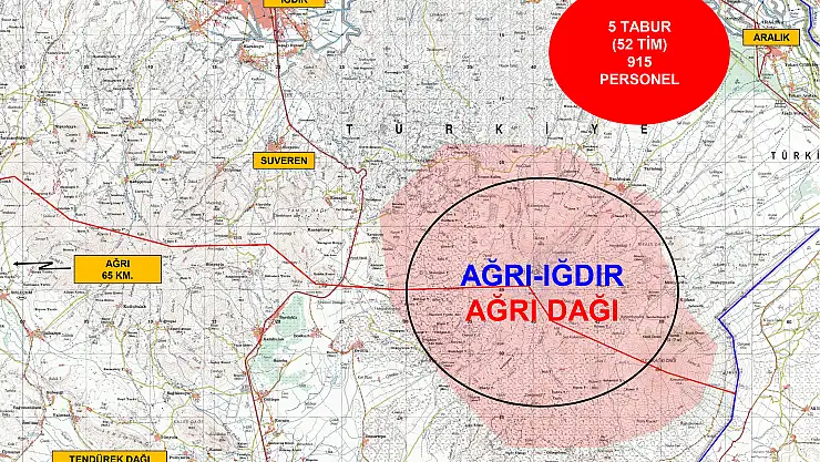 Ağrı Dağı'nda bir terörist etkisiz hale getirildi
