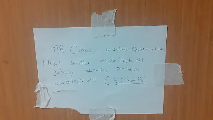 Ağrı Eğitim ve Araştırma Hastanesi hastaları mağdur ediyor