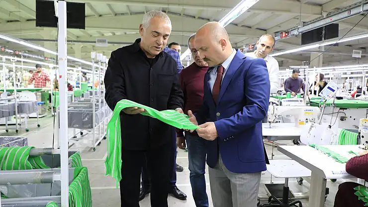 Ağrı Valisi Varol, Alders Tekstilini ziyaret etti