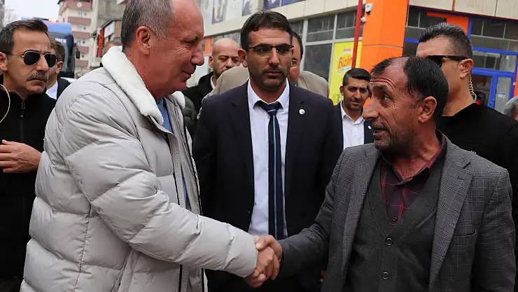 Muharrem İnce Ağrı'da esnafı ziyaret etti