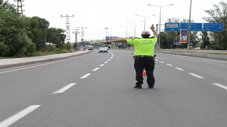 Ağrı'da hava destekli trafik denetimi