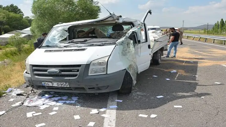 Patnos'ta trafik kazası: 2 kişi yaralandı
