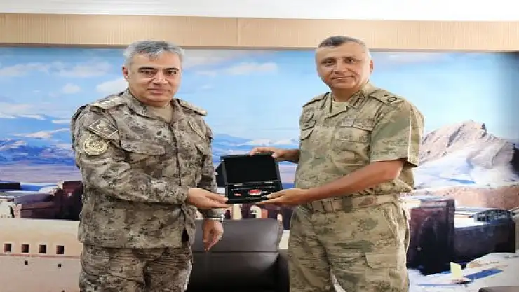 Erzurum Jandarma Bölge Komutanı Düz'den Aydın'a ziyaret