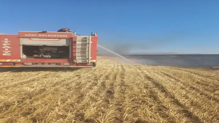 Ağrı'da 3 köyde çıkan yangınlar kontrol altına alındı