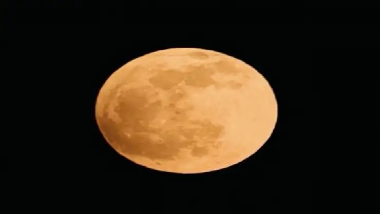 Süper Mavi Ay' Ağrı semalarında görüntülendi