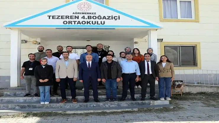 Ağrı Milli Eğitim Müdürü Kökrek, Tezeren'deki okulu inceledi