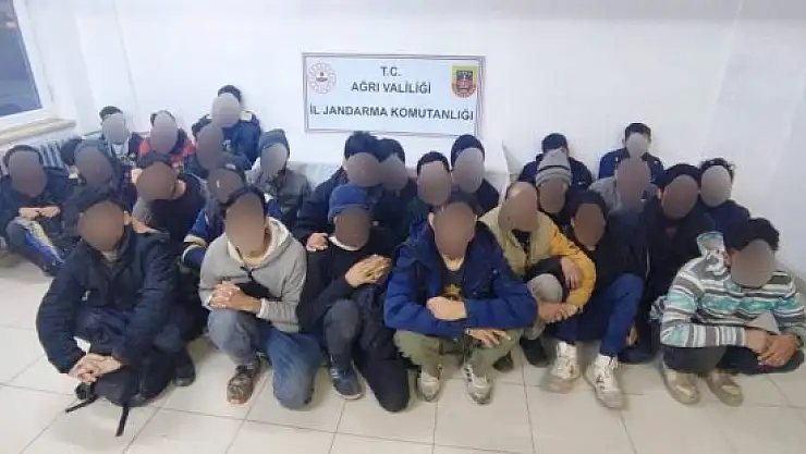 Ağrı'da düzensiz göçmen operasyonu