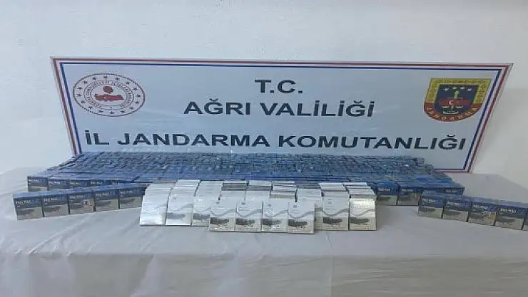 Ağrı'da kaçak akaryakıt ve sigara operasyonu: 2 gözaltı