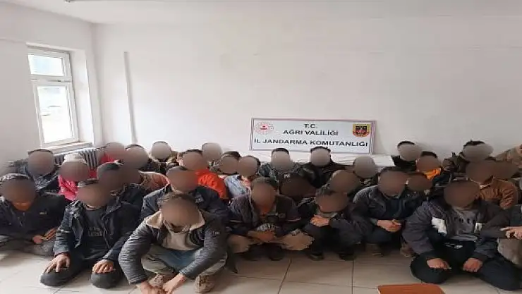 Ağrı'da 49 Afgan göçmen yakalandı