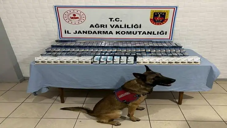 Ağrı'da 4 bin 185 paket kaçak sigara ve 50 elektronik sigara ele geçirildi