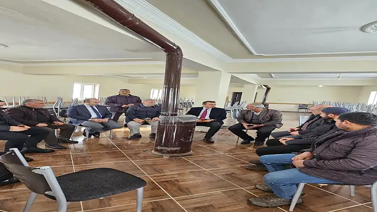 Kaymakam Adıbelli, ilçedeki köyleri ziyaret etti