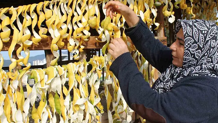 Limonun içi değil kabuğu para ediyor