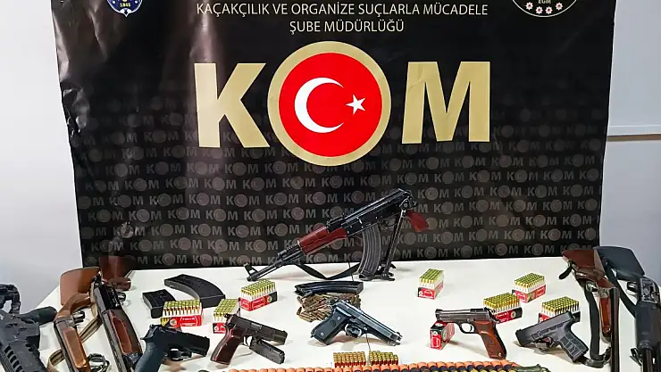 Ağrı merkezli 7 ilde silah kaçakçılarına operasyon 22 gözaltı