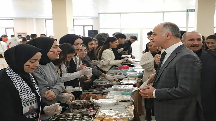 Ağrı'da Gazzelilere destek kermesi