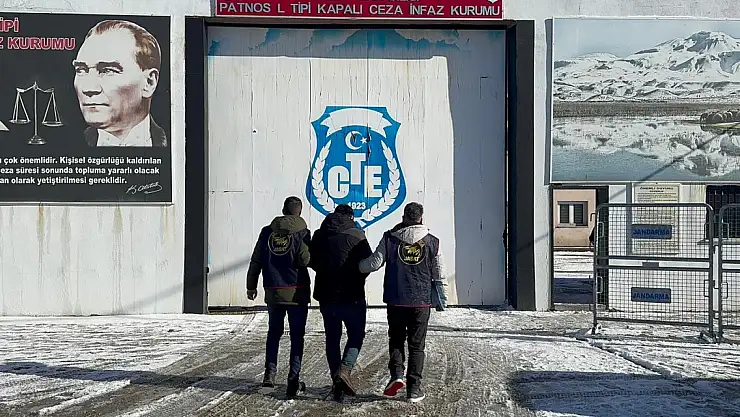 Ağrı'da 10 yıl hapis cezası olan firari yakalandı