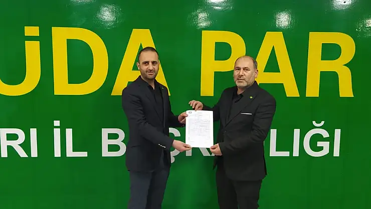 Ağrı HÜDA PAR'da ilk aday Arif Yılmaz oldu