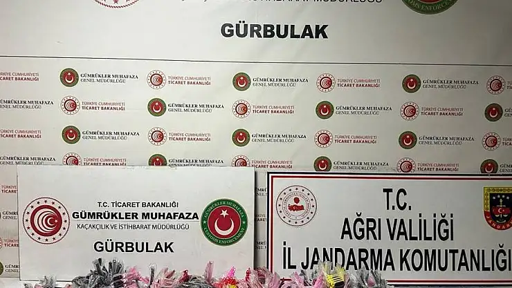 Gürbulak'ta kaçak bin 160 adet çocuk kol saati ele geçirildi