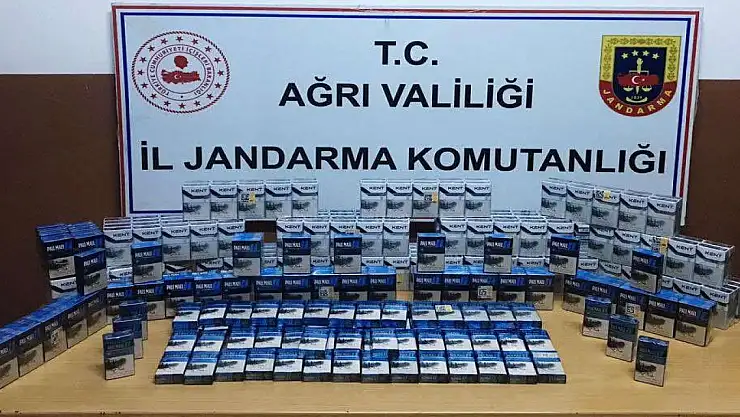 Ağrı'da yol kontrollerinde kaçak elektronik sigara ele geçirildi