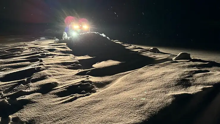Ağrı'da hamile kadını hastaneye yetiştirme operasyonu