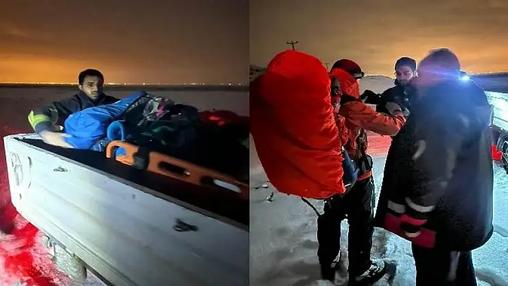 Ağrı Dağı'nda 3 dağcı mahsur kaldı!