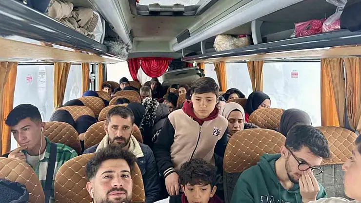 Ağrı-Muş karayolunda otobüs denetimi